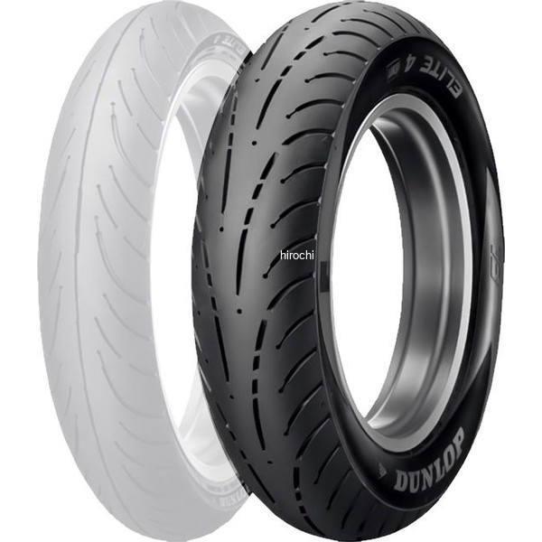 ダンロップ DUNLOP ELITE4 160/80B16M/C 80H リア TL 328808 WO店