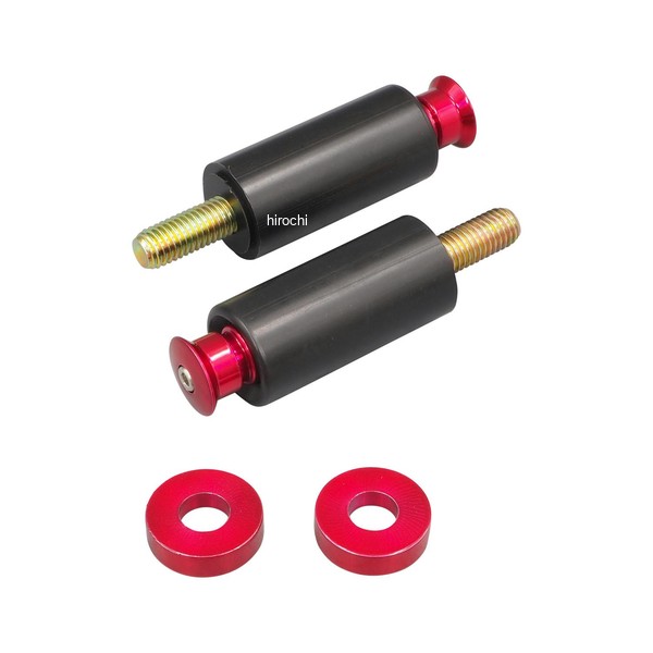 サントロファブワークス Santoro Fabworx Exクラッシュバー用スライダー 91年- BT レッド SF50017E WO店