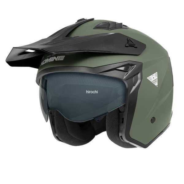 コミネ ストリートジェットヘルメット オリーブ Mサイズ HK-173 WO店 12,475円