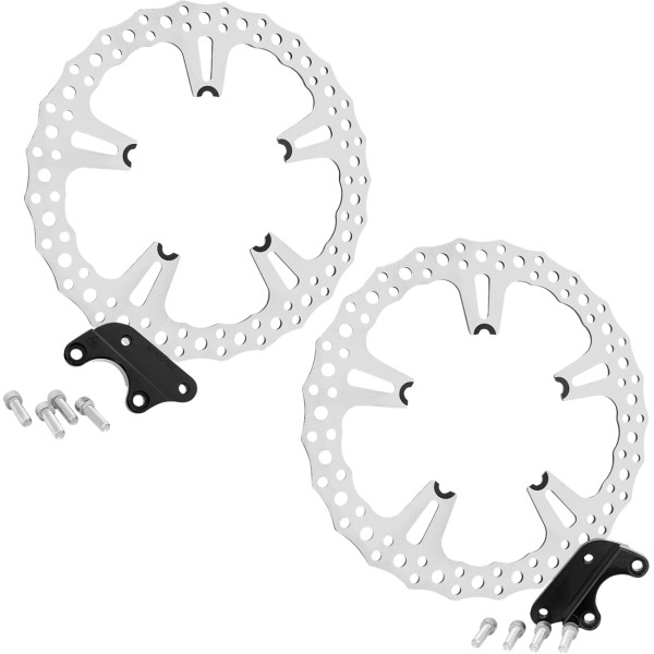 アレンネス Arlen Ness ローター KIT JAGGED 15インチ LEFT AND RIGHT VROD 1710-4919 WO店
