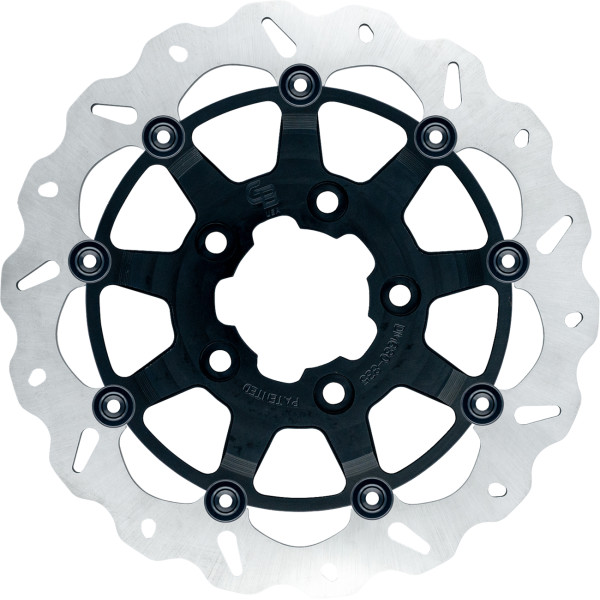 GBRAKES ブレーキローター FRONT 13インチ WAVE FLOATING BLK 1710-4929 WO店