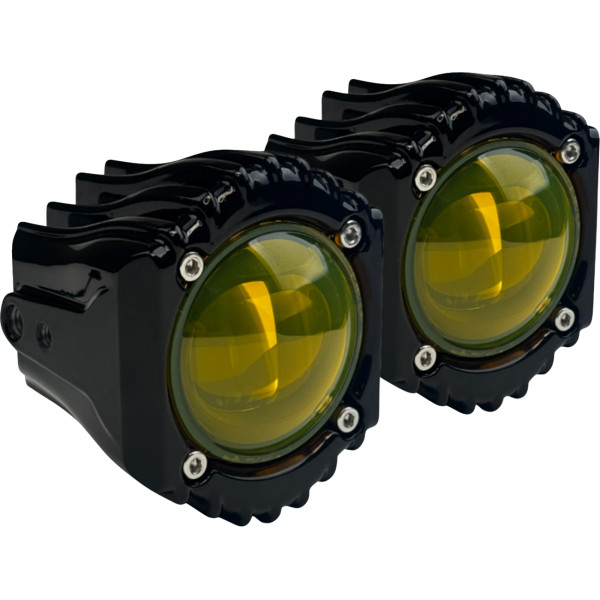 カスタム ダイナミクス Custom Dynamics LIGHT FOG LED SHARK DEMON SELECTIVE YELLOW 2001-3092 WO店