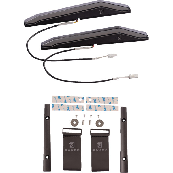 RAVEK LIGHTS ターン＆ブレーキ APEX ターンシグナルキット レッド ユニバーサル 2020-2374 WO店