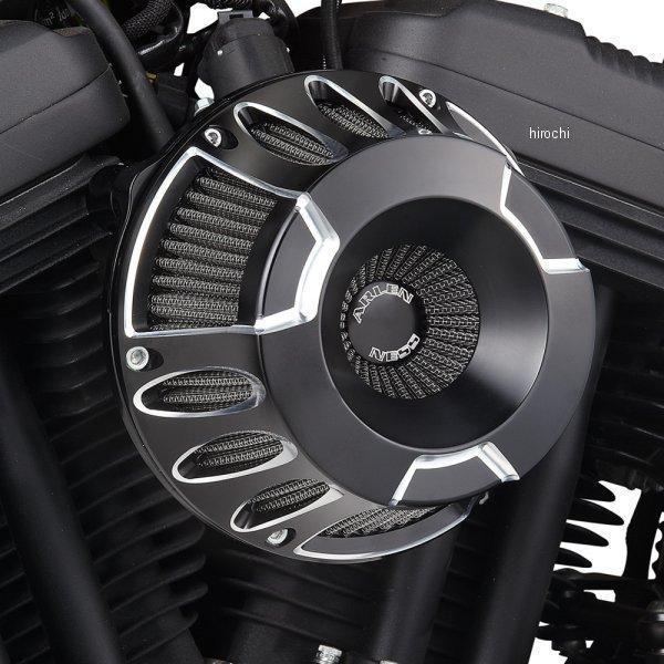 アレンネス Arlen Ness エアクリーナー インバータ 08年-16年 FLH ディープカット 黒 WO店の通販は