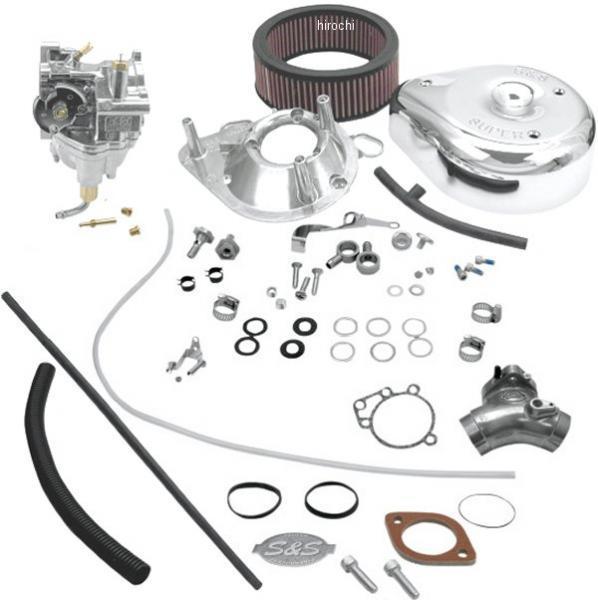 S&Sサイクル S&S Cycle スーパー E キャブ キット マニホールド付属 99年-05年 Twin Cam DS-0452 WO店