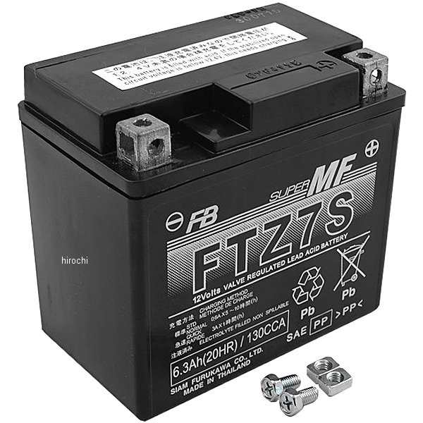 古河バッテリー 古河電池 MFバッテリー 制御弁型 12V (液入充電済) FTZ7S WO店