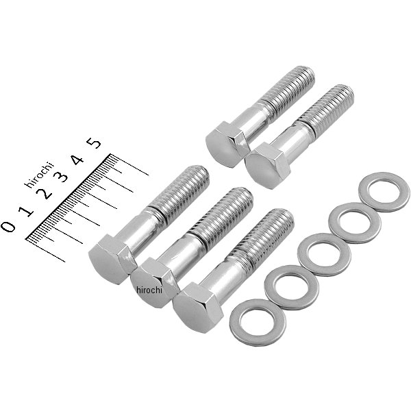 パフォーマンスマシン Bolt Set Pulley - Hd 2000-Up Fxst Softail 2K. Chrome 5 Pc. 0109-0055-CH WO店