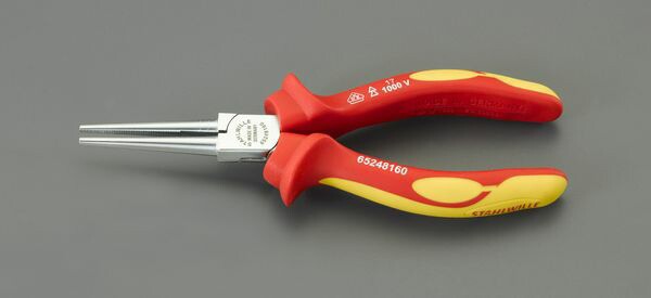 160mm 絶縁ラウンドロングノーズプライヤー 000012288912 WO店の通販は