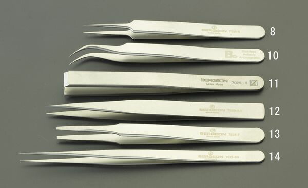 120mm 精密用ピンセット(非磁性スチ-ル 000012295147 WO店