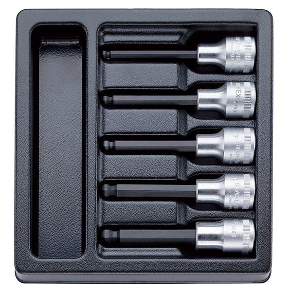 1/2DR/5点 [Ball-Hex]ビットソケットセ 000012289583 WO店