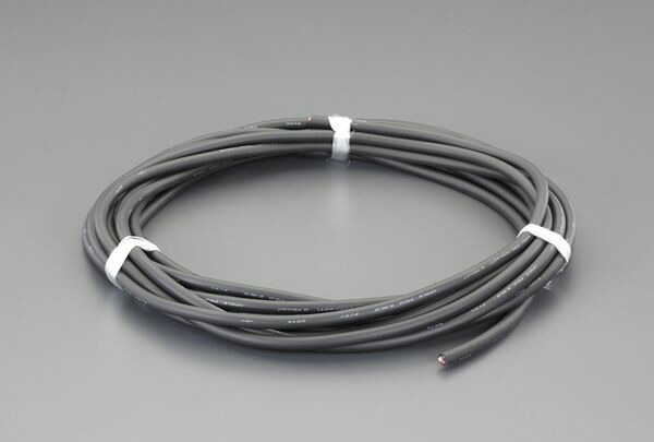 エスコ ESCO 8  m?ux 5m/3芯 ビニールキャブタイヤケーブル EA940AG-551 WO店