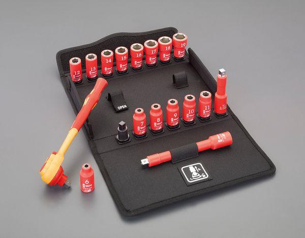 3/8DR 絶縁ｿｹｯﾄﾚﾝﾁｾｯﾄ EA560WP-100 WO店