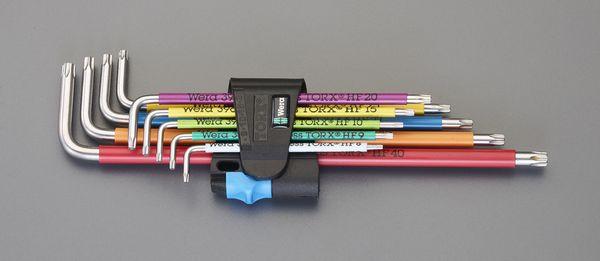 T8-T40/9本組 [Torx]ｷｰﾚﾝﾁ(ﾎｰﾙ EA573WS-400 WO店
