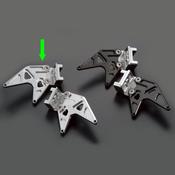 シフトアップ レーシングスタンドフック シルバー 左右1セット APE100 / XR50/100 WO店の通販は