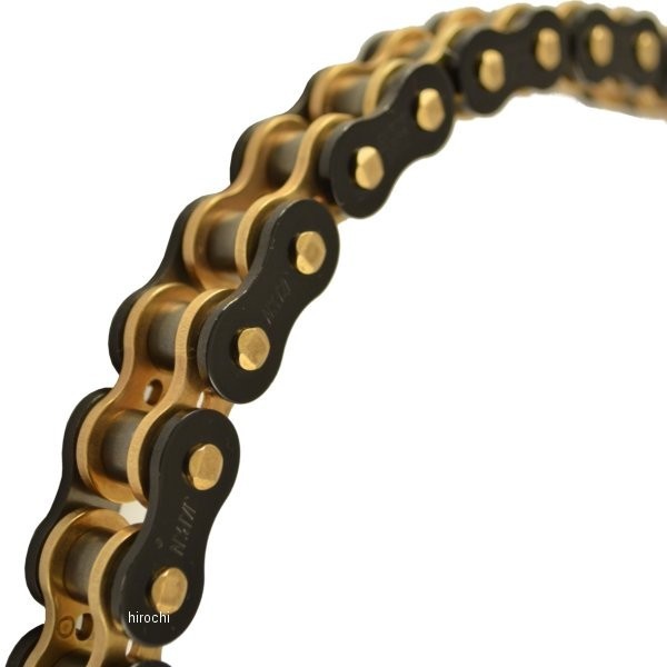 EKチェーン 江沼チェーン スリード Threed シリーズ 黒/ゴールド (120L) カシメ WO店