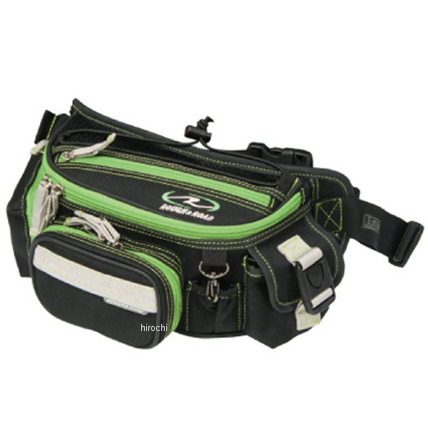 ラフ&ロード F-ラフウエストバッグ 黒/ライム RR9451BK-LM WO店