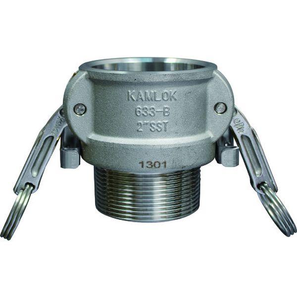 633BBL1SST カムロック ツインロックタイプカプラー オネジ ステンレス 1インチ SST 633BBL1SST-TN WO店