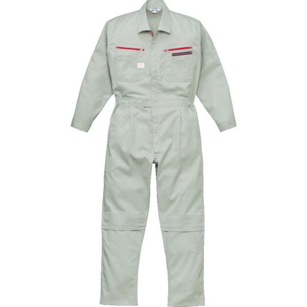 1280008L 山田辰(株) AUTO−BI つなぎ服1280-008シルバーグレー-L
