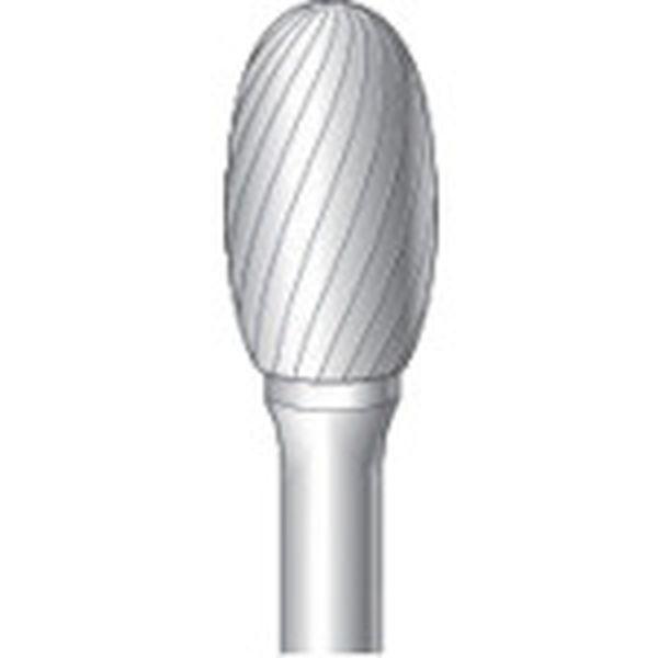 (株)ナカニシ ナカニシ 超硬カッター 楕円型 シングルカット φ12.7×22×軸φ6 26158-TN WO店