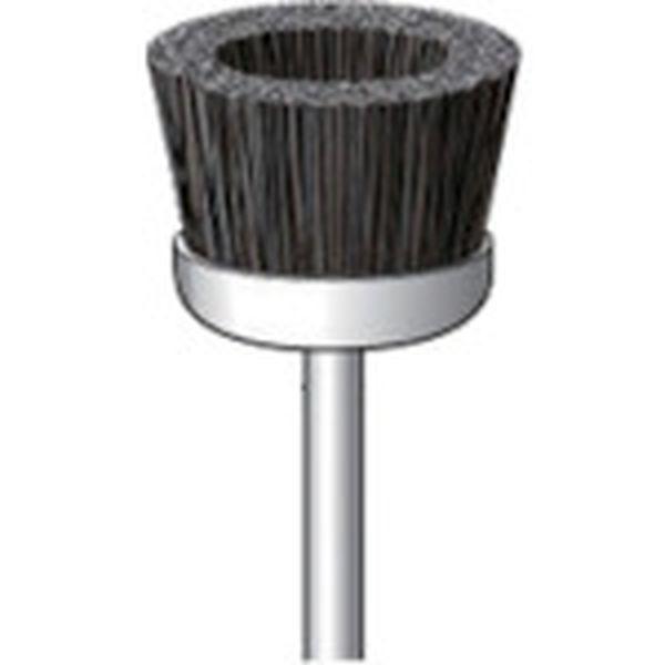 (株)ナカニシ ナカニシ 毛ブラシ ハード 馬毛 3本入 カップ型 φ20×10×軸φ3 50266-TN WO店