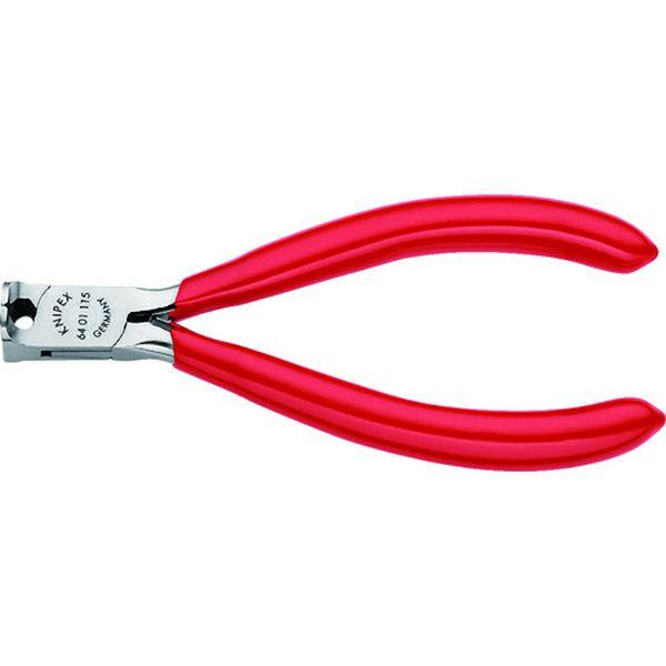 6401115  KNIPEX社 KNIPEX  エレクトロニクスエンドカッティングニッパー 6401-115 WO店