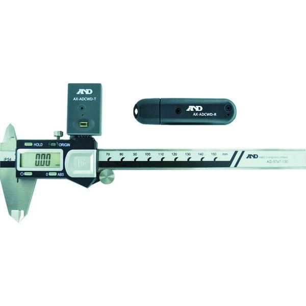 AD5767150S  ワイヤレス デジタルノギス(送・受信機付属セット) AD-5767-150S AD5767150S-TN WO店