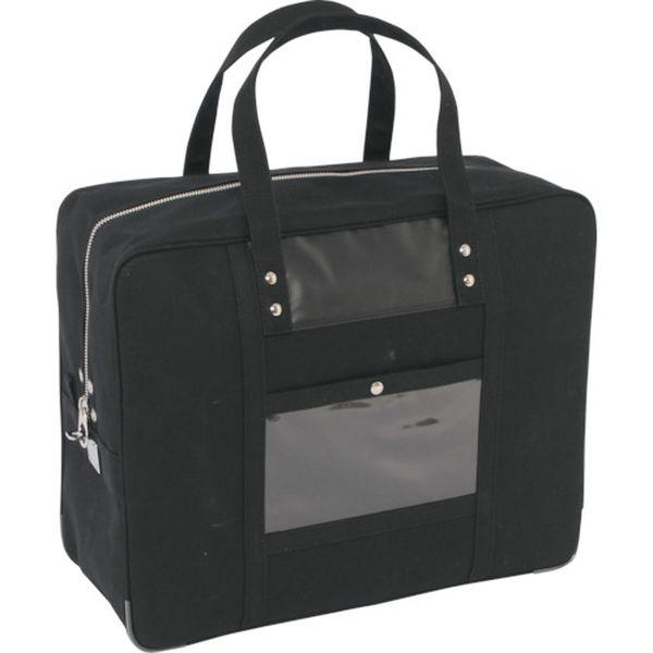 BTLLU01  三栄産業(株) SANEI 帆布メール用ボストン(LL)馬蹄錠金具付 黒 BTLLU01-TN WO店