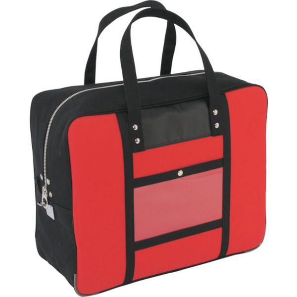 BTLLU02  三栄産業(株) SANEI 帆布メール用ボストン(LL)馬蹄錠金具付 赤 BTLLU02-TN WO店