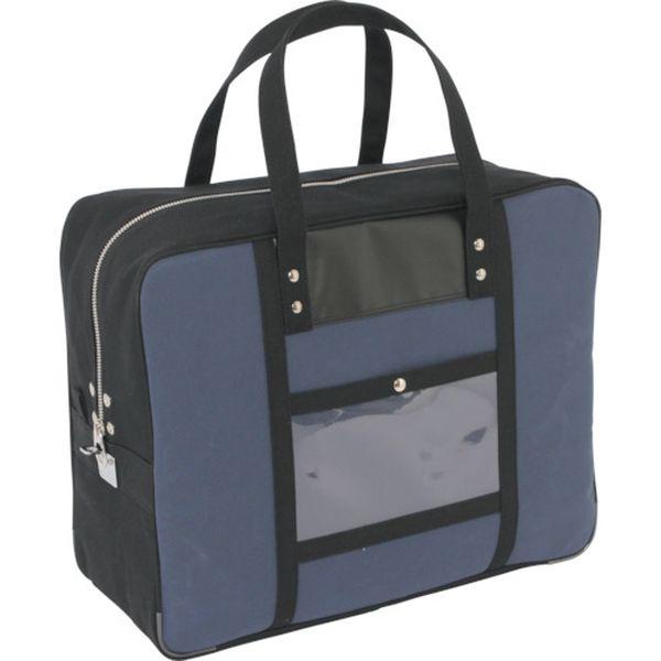 BTLLU03  三栄産業(株) SANEI 帆布メール用ボストン(LL)馬蹄錠金具付 紺 BTLLU03-TN WO店