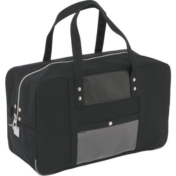 BTLU01  三栄産業(株) SANEI 帆布メール用ボストン(L)馬蹄錠金具付 黒 BTLU01-TN WO店