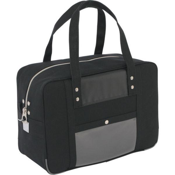 BTMU01  三栄産業(株) SANEI 帆布メール用ボストン(M)馬蹄錠金具付 黒 BTMU01-TN WO店