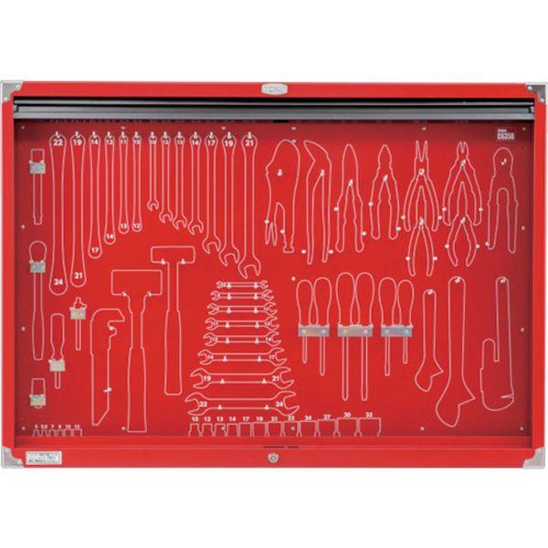 整備用工具セット シャッター付きサービスボード 間口1086×奥行124×高さ
