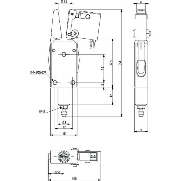 スター精機 アインツ 平行チャック・単動・10ST (HC1-10S-C1) - 3