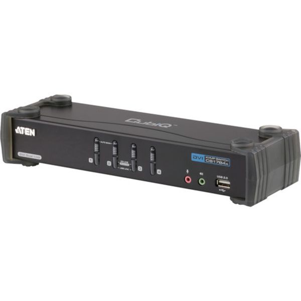 ATENジャパン(株) ATEN KVMPスイッチ 4ポート / DVI / デュアルリンク / USB2.0ハブ搭載 CS1784A WO店