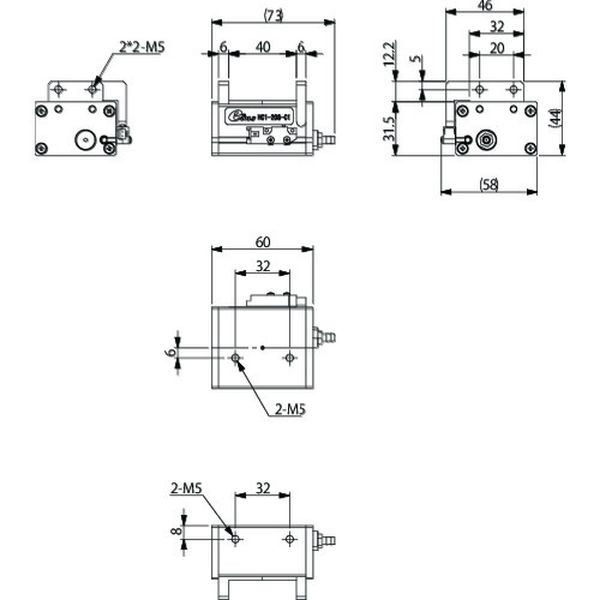 HC120SC1 (株)スター精機アインツ事業部 アインツ 平行チャック・単動