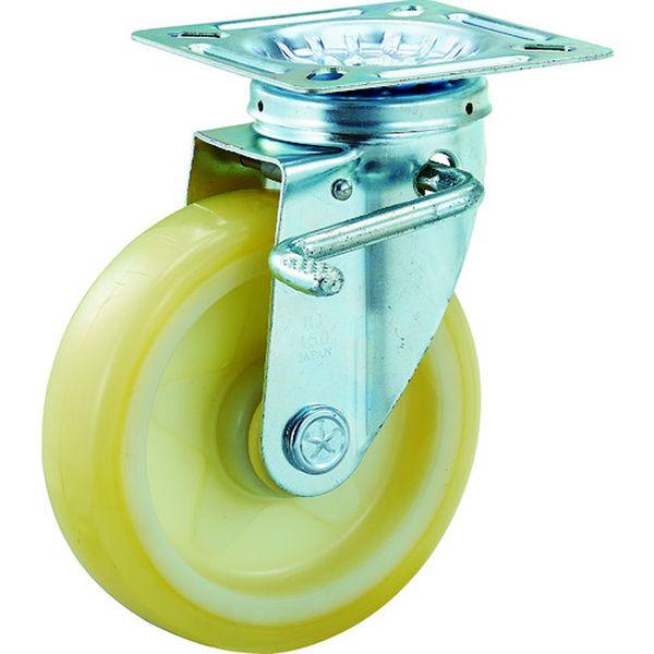 HTTUJB150A トラスコ中山(株) TRUSCO ハイテンプレス製ナイロンウレタン車 自在S付金具 150パイ HTTUJB-150A WO店の通販は