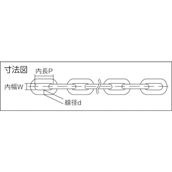 IW40DOBU (株)ニッサチェイン ニッサチェイン 鉄ドブメッキ溶接リンク