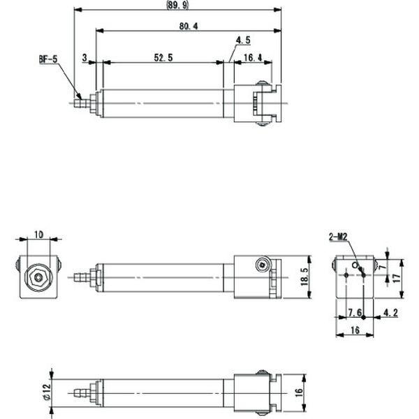 J2541040A  (株)スター精機アインツ事業部 アインツ パイプ複合チャックE・φ12・90度 J2541040A-TN WO店_1