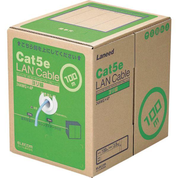 LDCT2BU100YR エレコム(株) エレコム RoHS指令準拠LANケーブル CAT5E ヨリ線 100m ブルー LDCT2BU100YR-TN WO店