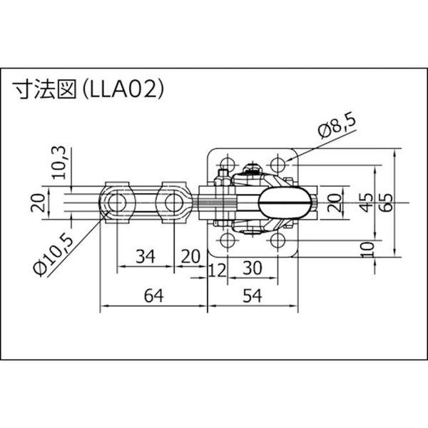 SPEEDY SPEEDY B トグルクランプ スピーディブロック 重荷重 縦型 LLA02 LLA02-TN WO店_1