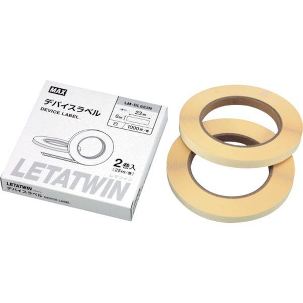 LMDL623N  マックス(株) MAX チューブマーカー レタツイン LM-550W用 デバイスラベル(2個入) LM-DL623N WO店の通販は 7,725円