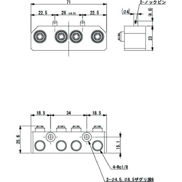 OX60AIA (株)スター精機アインツ事業部 アインツ エアーオプション(OX用) ツール側 適合機種OX-35/60 OX60AIA-TN WO店_1