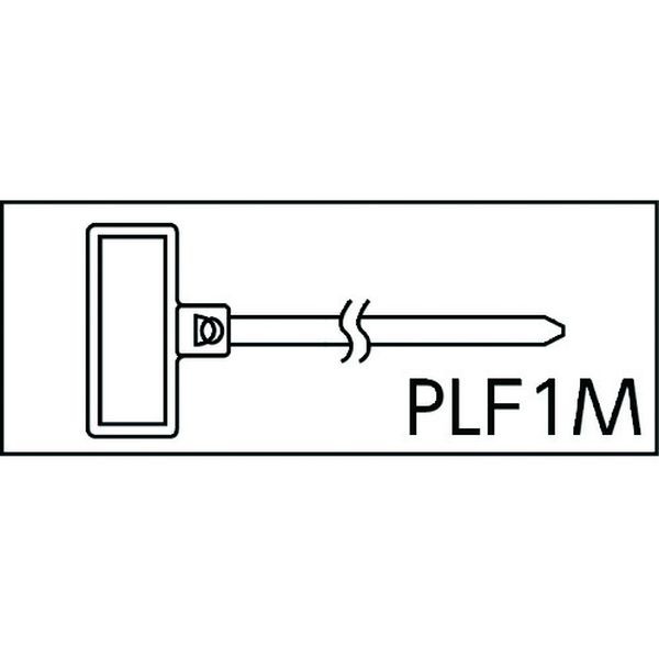 パンドウイット 旗型タイプナイロン結束バンド 難燃性白 PLF1M-M69 - 5