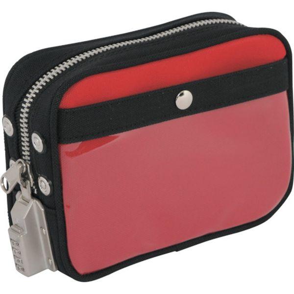 PSSSED02  三栄産業(株) SANEI 帆布メール用ポーチ(SS)SED-1錠付 赤 PSSSED02-TN WO店