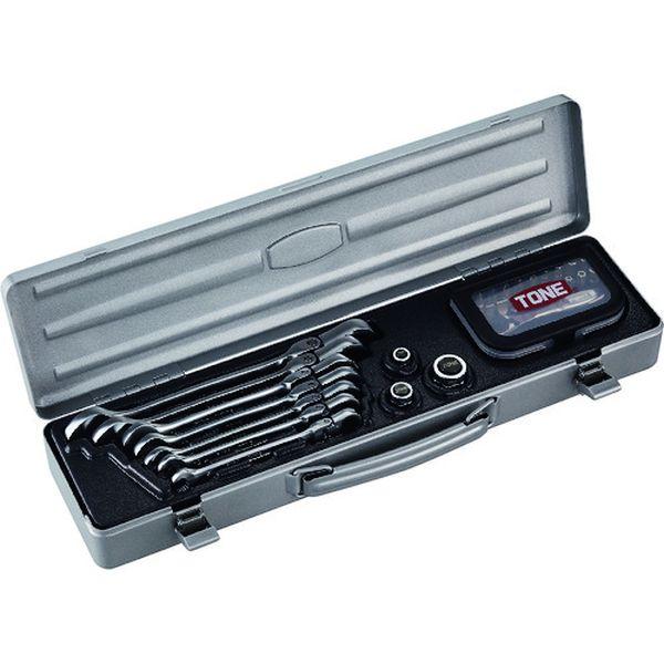 TONE(株) TONE 首振クイックラチェットめがねレンチビットラチェットセット RMFQ700BR-TN WO店