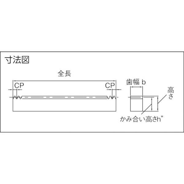 SRCPF151500 小原歯車工業(株) KHK CPラックSRCPF15-1500 SRCPF151500-TN WO店_1