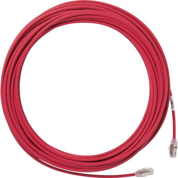 パンドウイットコーポレーション パンドウイット カテゴリ6A細径シールドパッチコード 15m 赤 STP28X15MRD-TN WO店