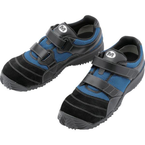 TS115NBKBL24.0  ミドリ安全(株) ミドリ安全 屈曲作業向けプロスニーカー TS-115N黒/ブルー 24cm TS-115N-BK/BL-24-0 WO店