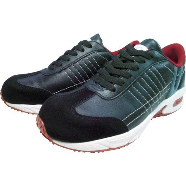 V206BK25.0  日進ゴム(株) 日進 耐滑樹脂先芯入りスニーカー 黒 25.0cm V206BK25-0-TN WO店