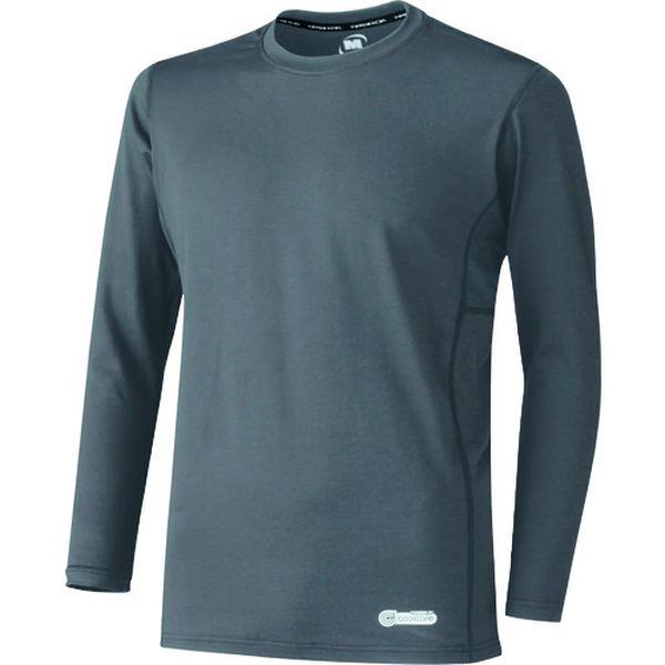 VEC211UEM  ベルデクセル 男女共用 長袖クールコアTシャツ VEC211上 グレー M VEC211UEM-TN WO店